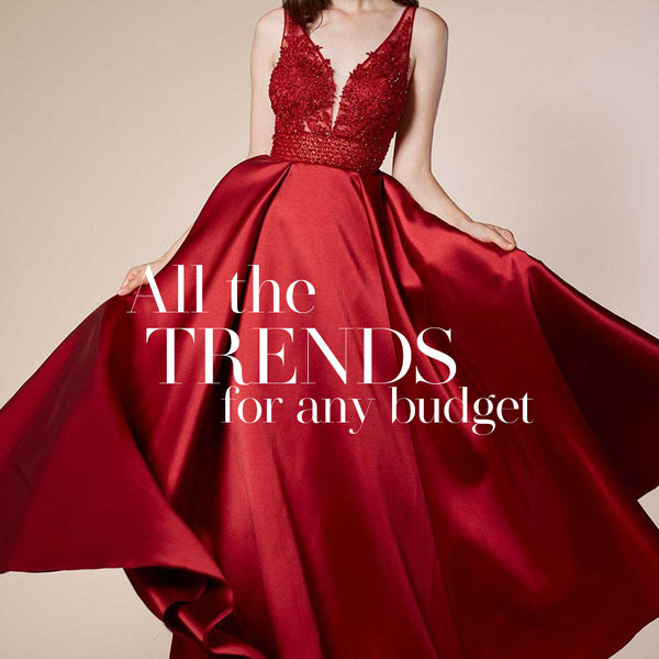 designer gowns for less