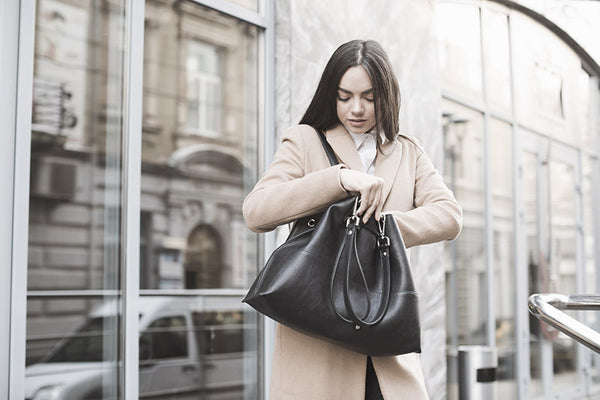 Sac voyage 48h noir pour femme - Sac Bandoulière