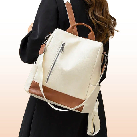 sac à dos antivol femme Cordoba beige