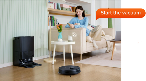 The Roborock Q Revo robot vacuum cleaner can be voice-controlled.