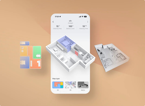 Use Roborock's app to see a 3D view of home and take full control of the robotic hoover