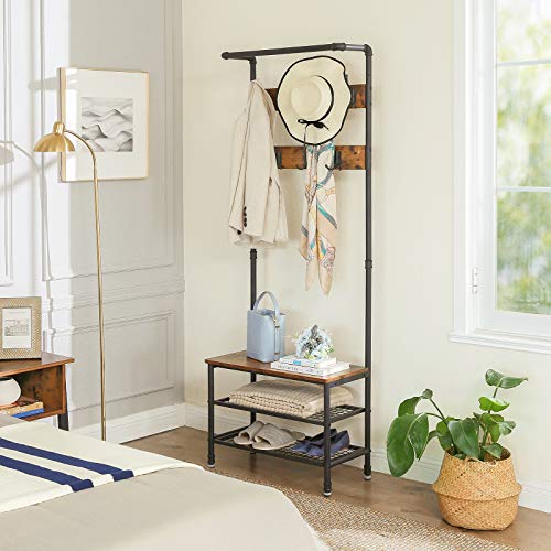 Coat Rack Stand With Bench Owl Trowel Ltd