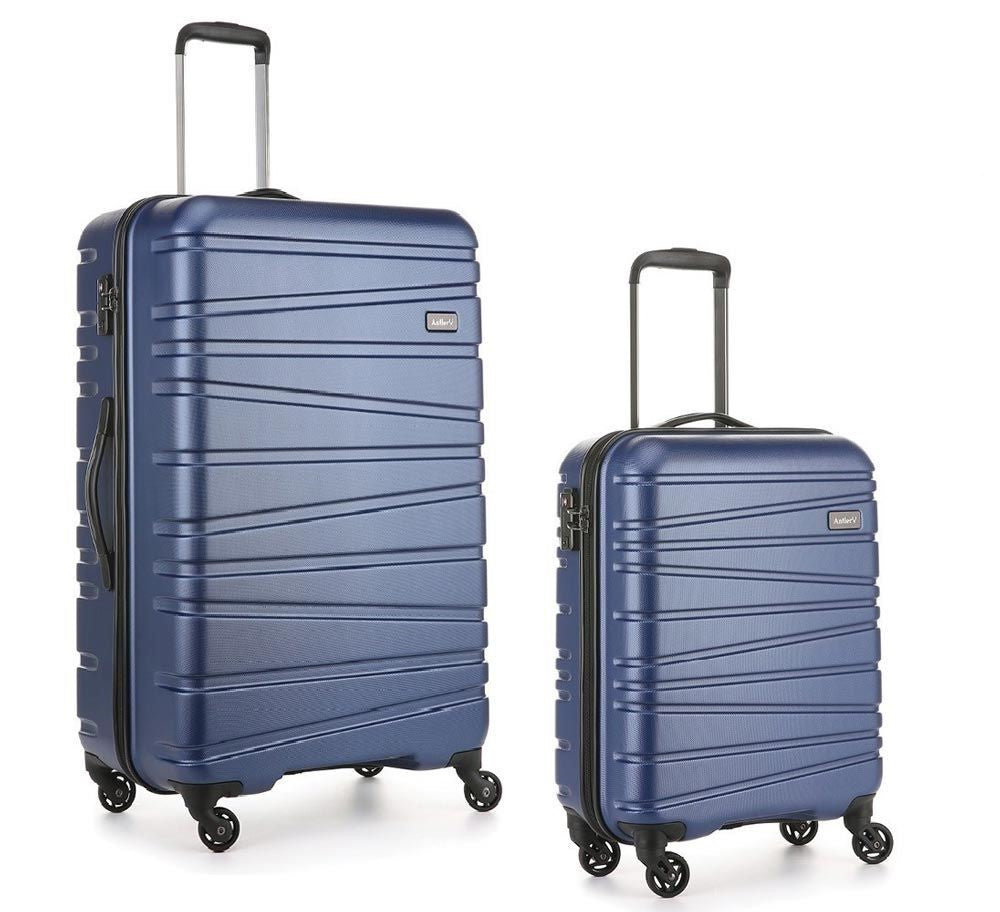 Sonar Antler Exclusive 2 Piece Suitcase Set Large and Cabin / Navy ...