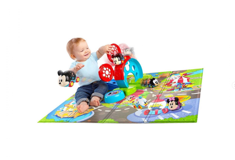 disney baby bounce around playset and mat