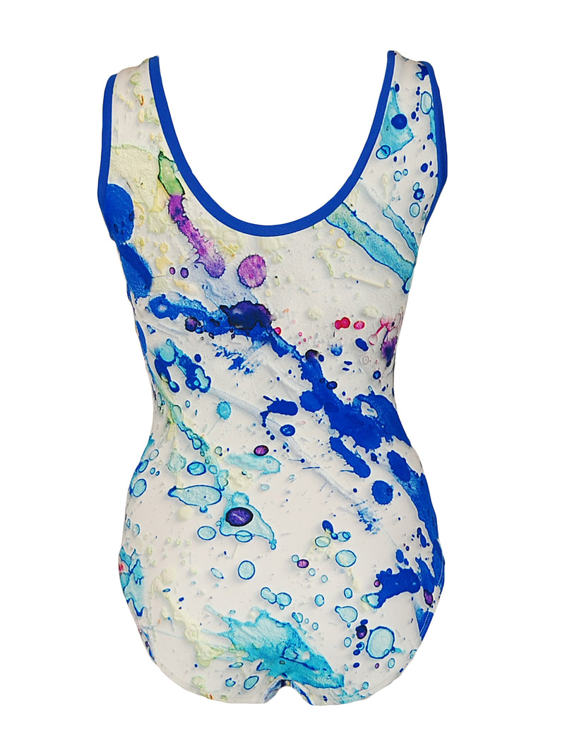 Tropical Electric Gymnastics Leotard For Girls #443