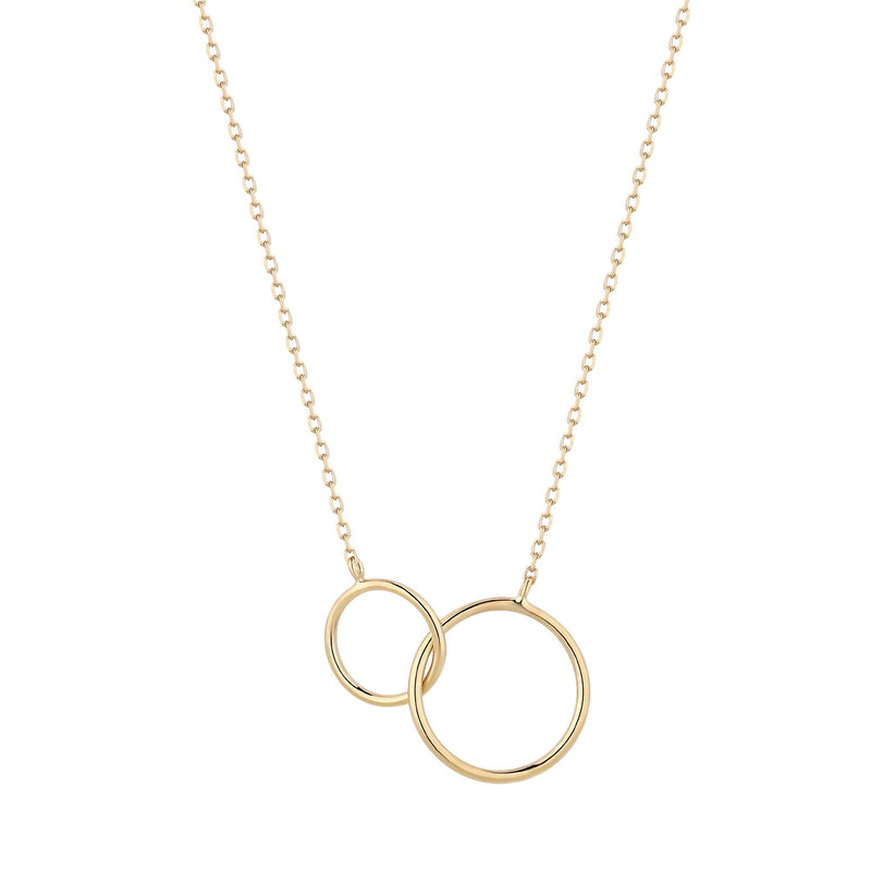 HELEN | Interlinked Circles Necklace – AURELIE GI