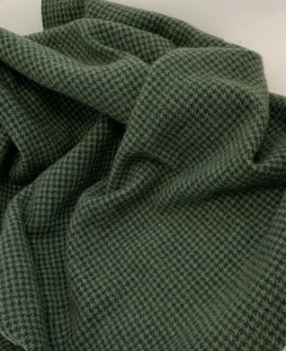 100% Wool Fabric - Turf Green