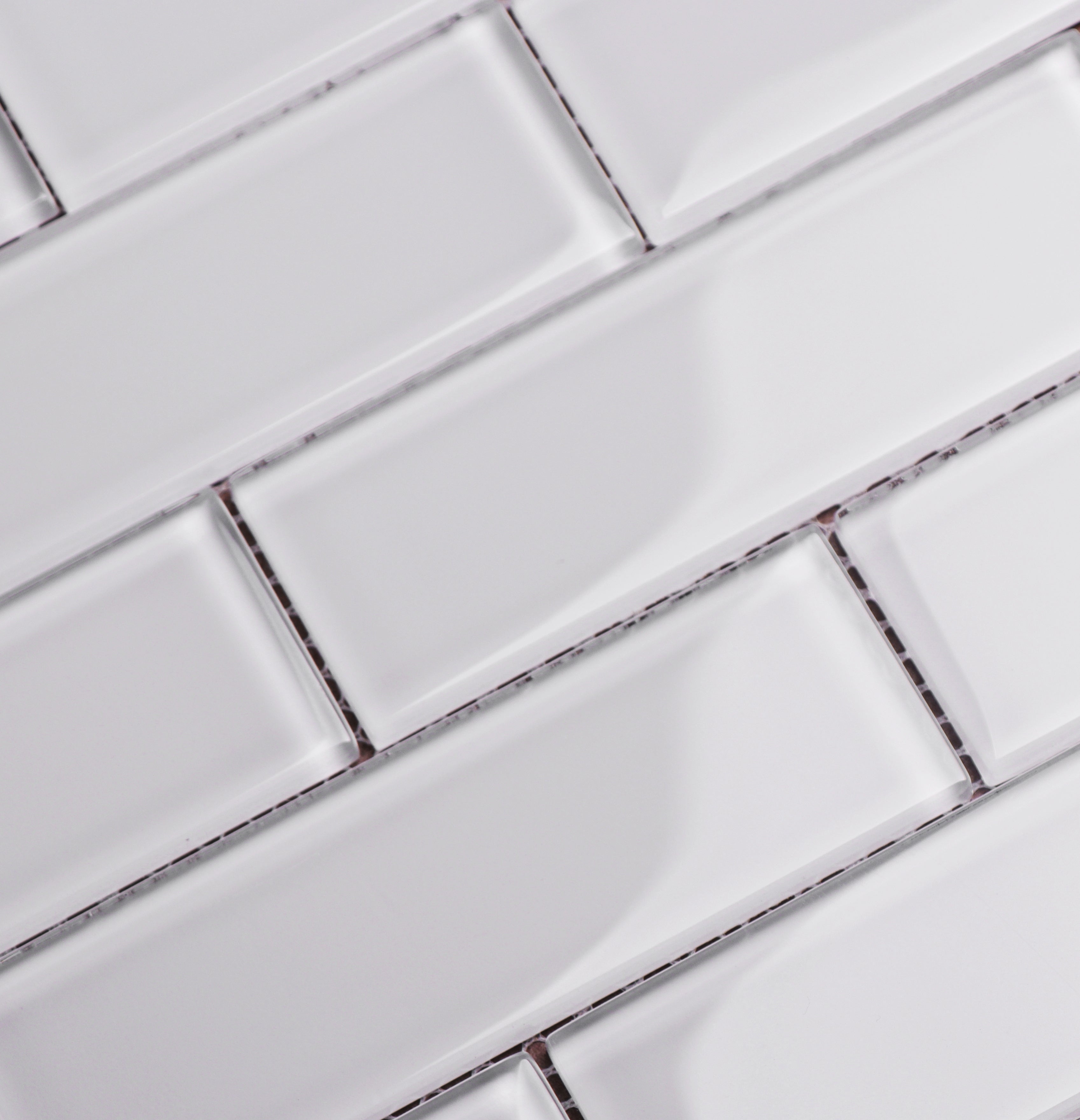 2 X 6 Glass Mosaic Subway Tile