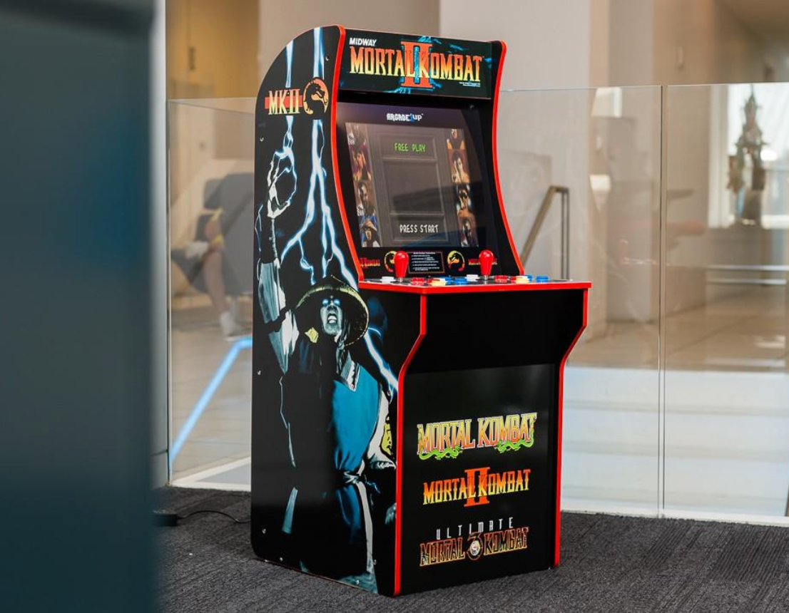 retro arcade console