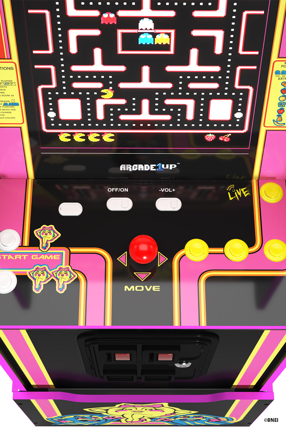 BANDAI NAMCO Legacy Arcade Game Ms. PAC-MAN™ Edition