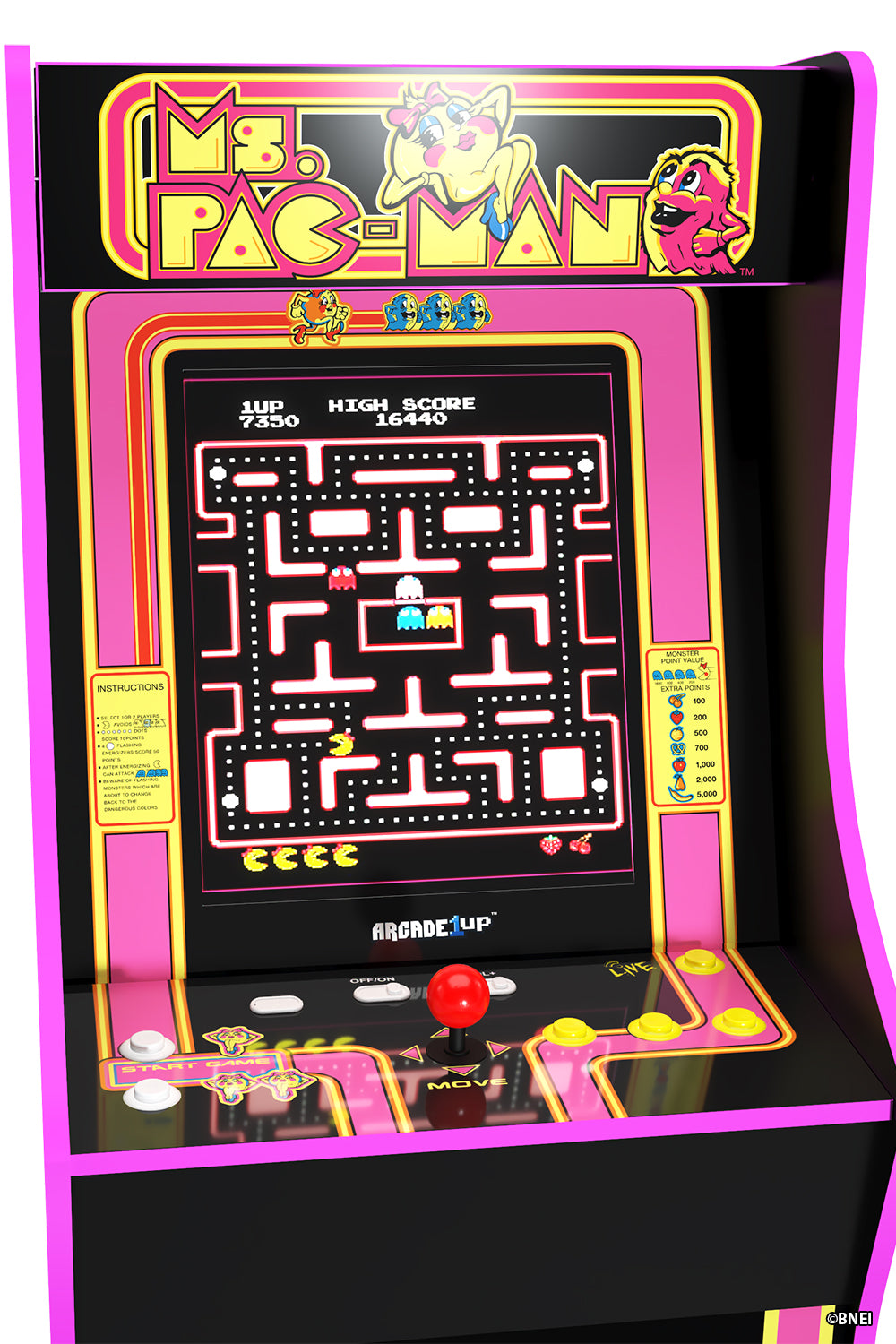 BANDAI NAMCO Legacy Arcade Game Ms. PAC-MAN™ Edition