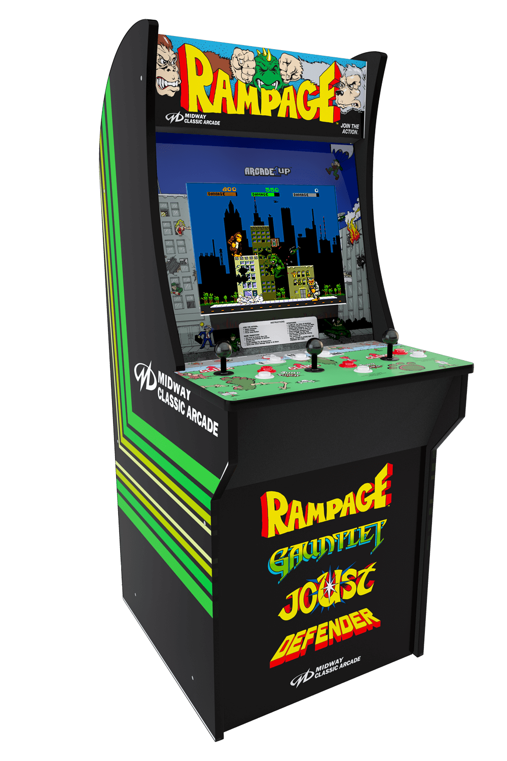 Rampage Arcade Cabinet Arcade1up