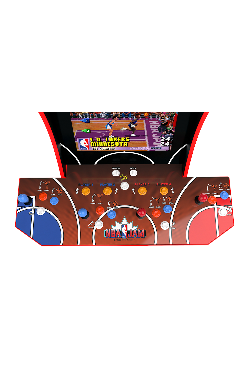 nba jam arcade control panel