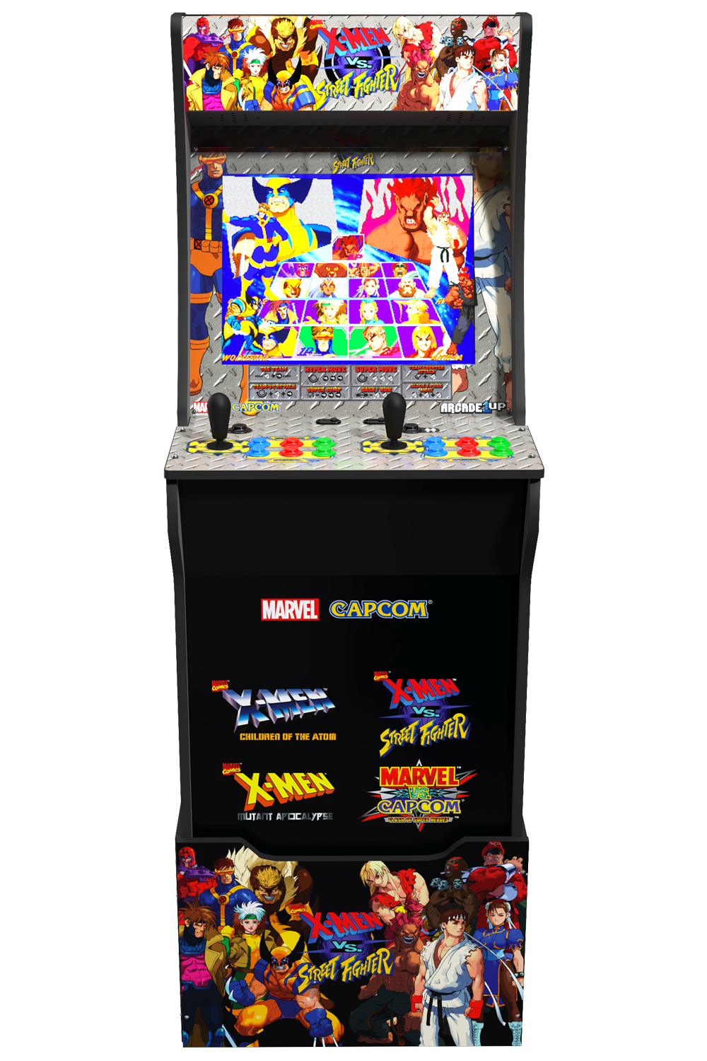 xmen vs street fighter arcade machine