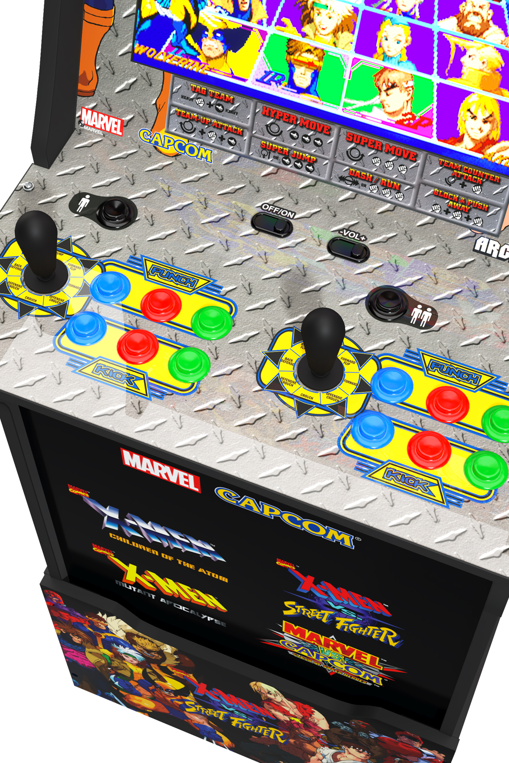 xmen vs street fighter arcade machine