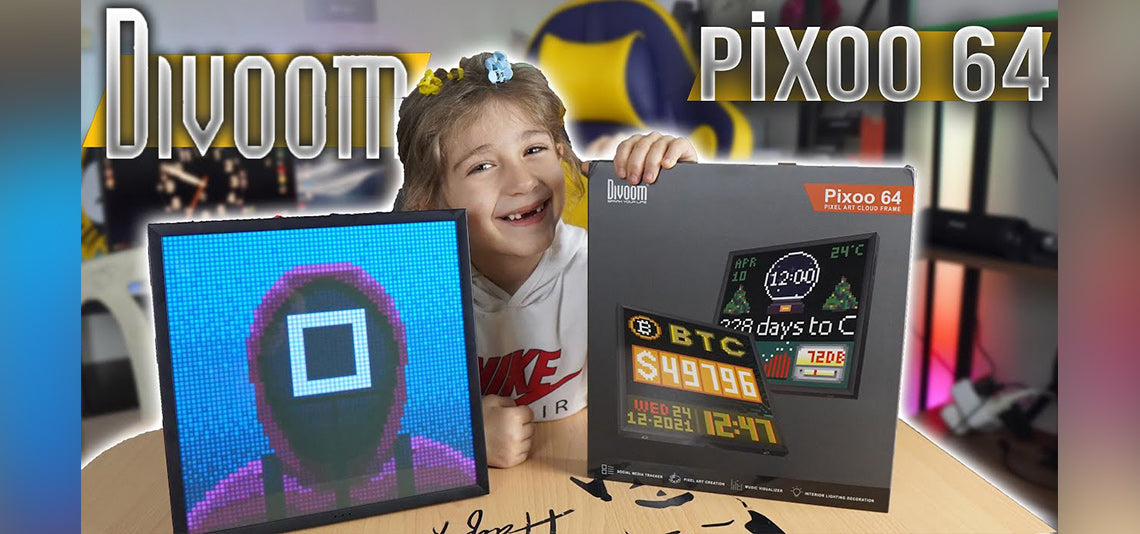 Divoom Pixoo-64  A pixel art smart clock for a cyber world by Divoom » FAQ  — Kickstarter