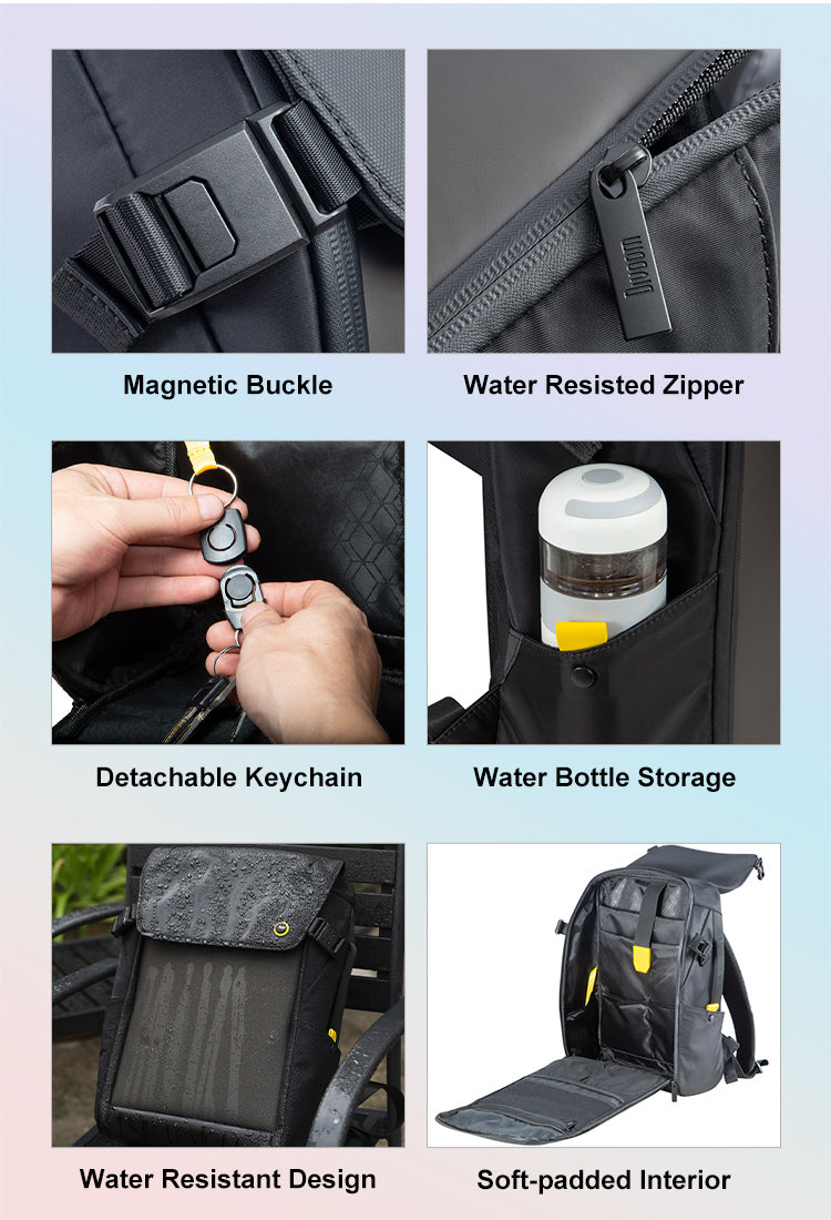 Wholesale Divoom Pixoo backpack with 256 customized LED front panel also  waterproof shockproof LED display backpack From m.