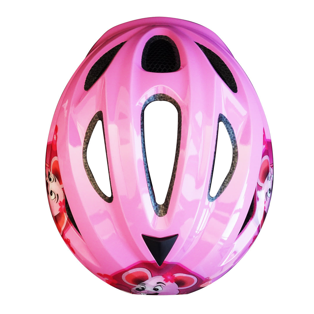 pink girls helmet