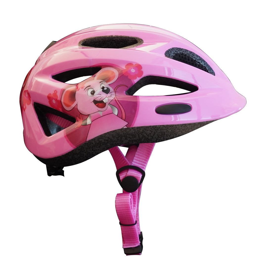 pink girls helmet