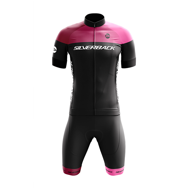 neon pink cycling jersey