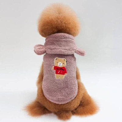 cuddle bear dog hoodie