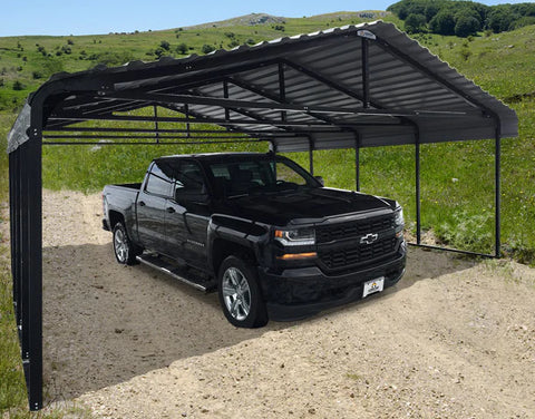 20x20 Steel Carport - Grizzly Shelter Ltd