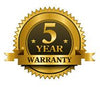 5 Year Warranty