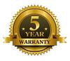 5 Year Warranty