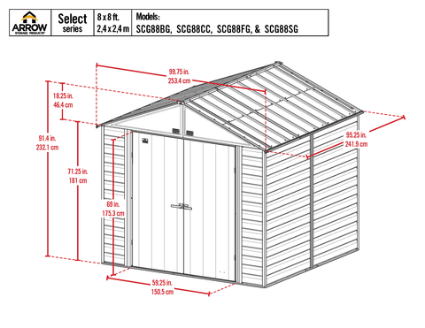 Select Steel Shed - Grizzly Shelter Ltd
