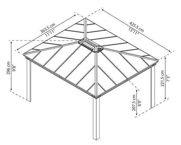 Dallas Gazebo 4300