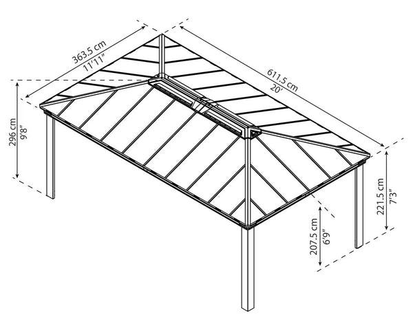 Dallas 6100 Gazebo