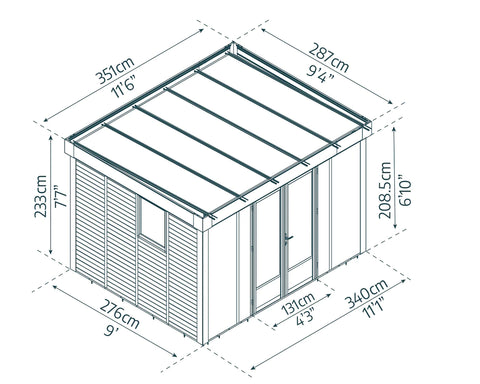Backyard Suite or Home Office Dimensions