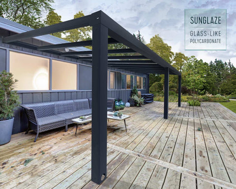 Stockholm Clear Patio Cover Awning Grizzly Shelter Ltd