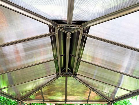 Polycarbonate roof panels