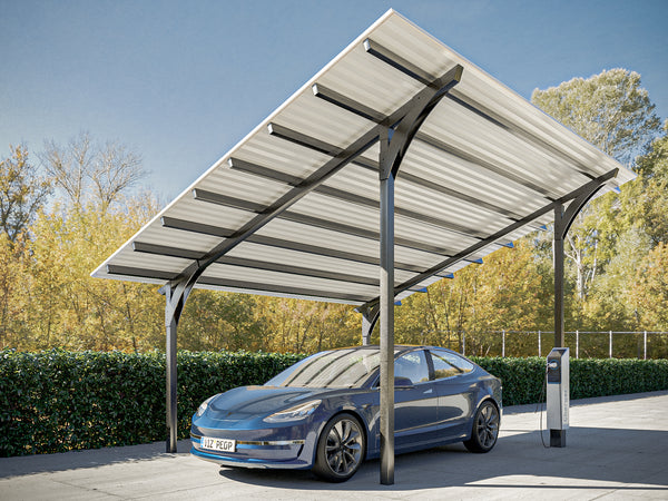 Kootenay Carport Solar Panel Installation Grizzly Shelter Ltd