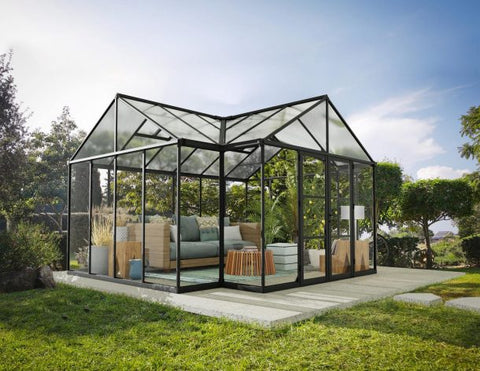 Deluxe Greenhouse or Sunroom 13x15 Backyard Oasis