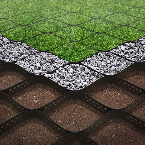 Gravel Ground Grid Mesh for Sheds or Greenhouses