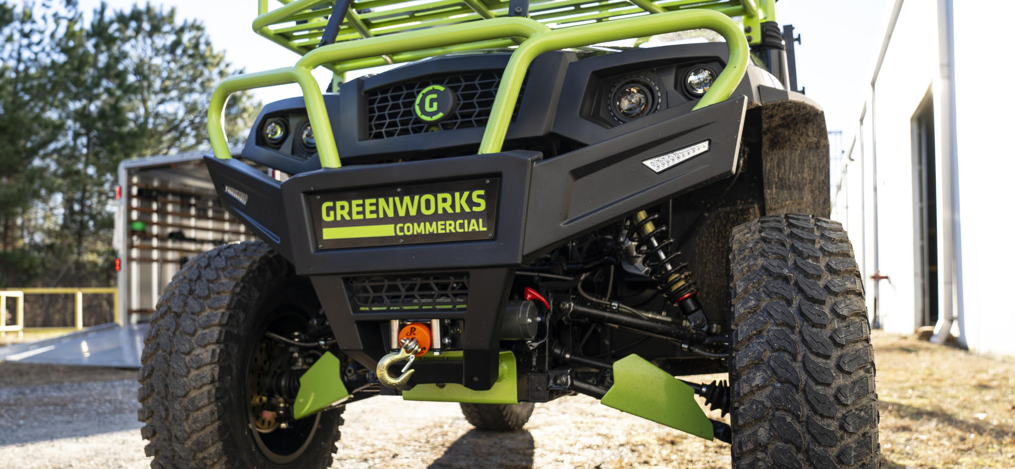 Greenworks Electric Utility Vehicle Grizzly Shelter Ltd.