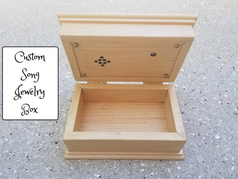 Custom Song Jewelry Box Style that works with any songs 