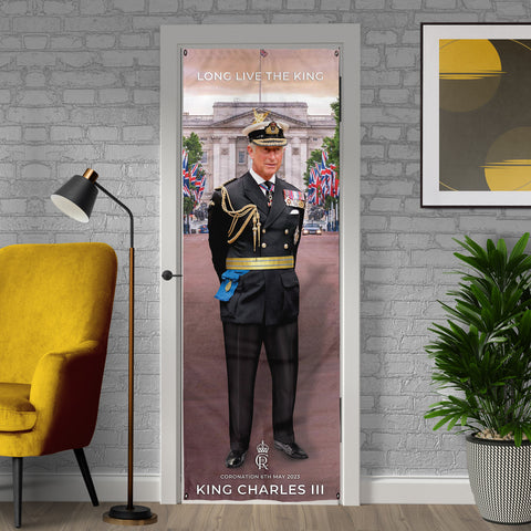King Charles Coronation Banner | King Decorations 