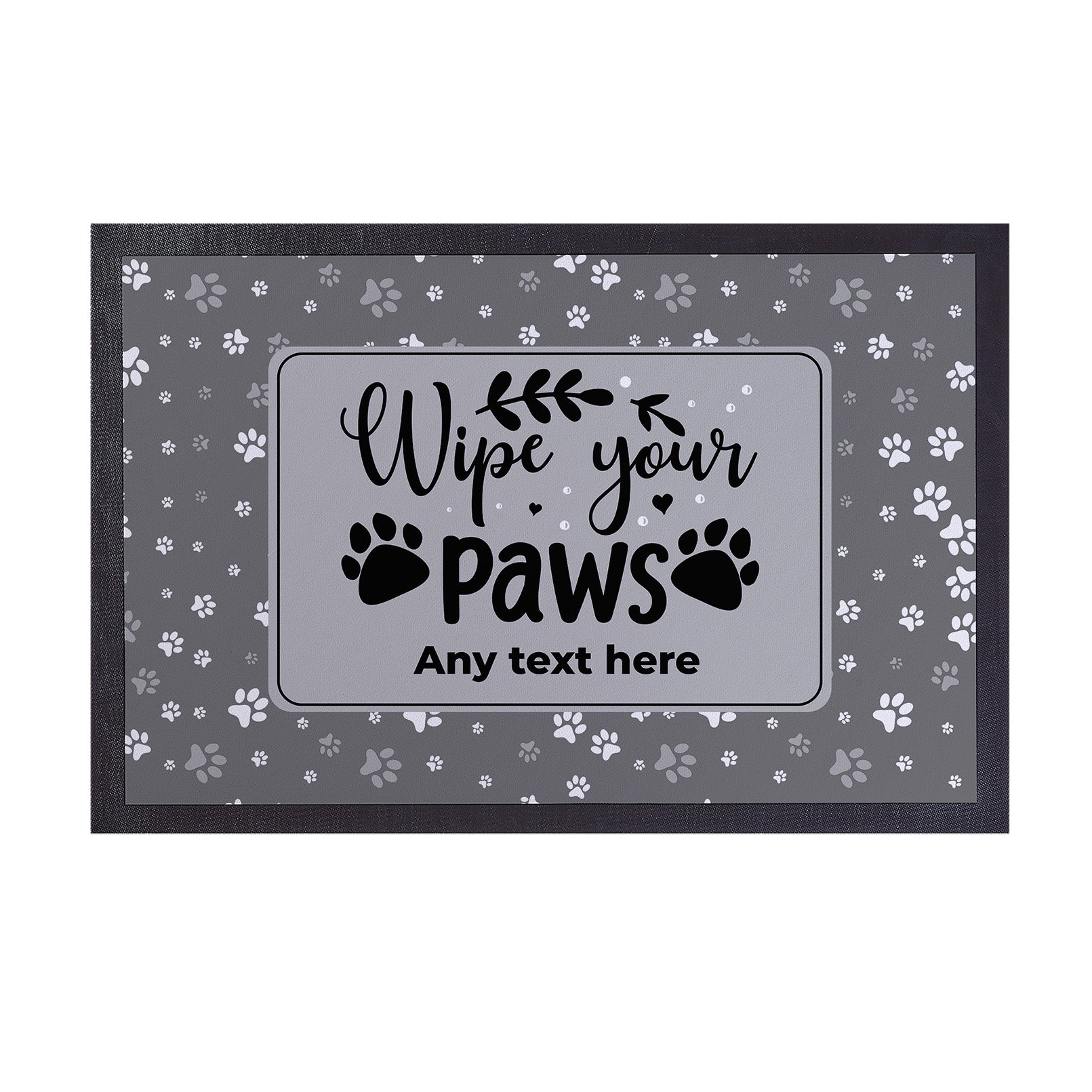 Wipe your paws Door Mat-White-Main.jpg__PID:6a3baf7d-f260-4c89-bd74-f91343bc3224