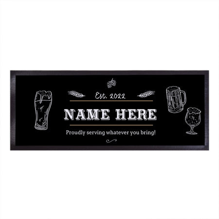 Custom Printed Bar Mat Bar Runner Mat Customized Mat for Bars