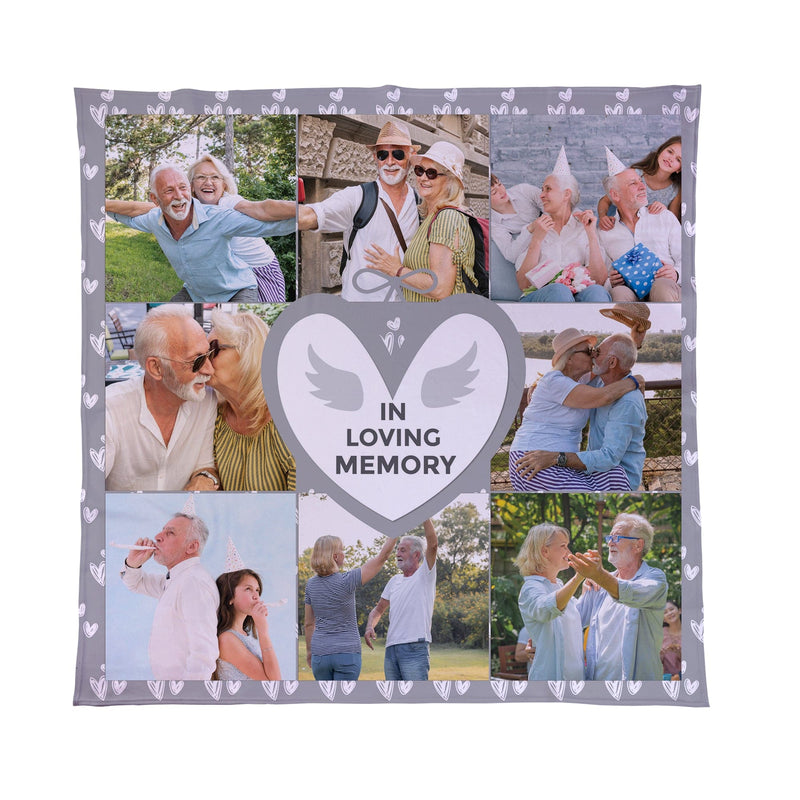 in loving memory picture blanket