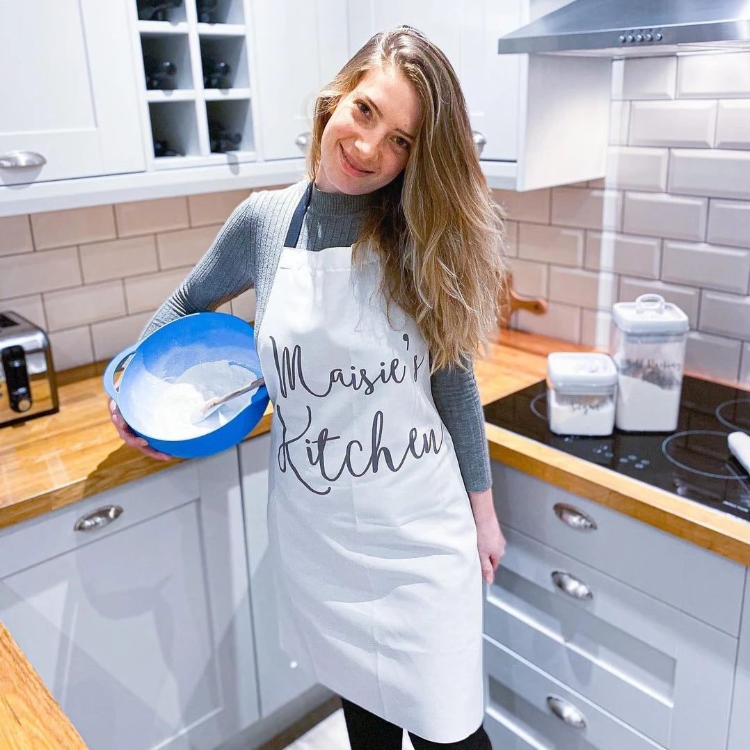 Cursive Script Apron 