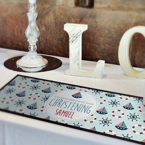 Personalised Secret Santa Bar Runner