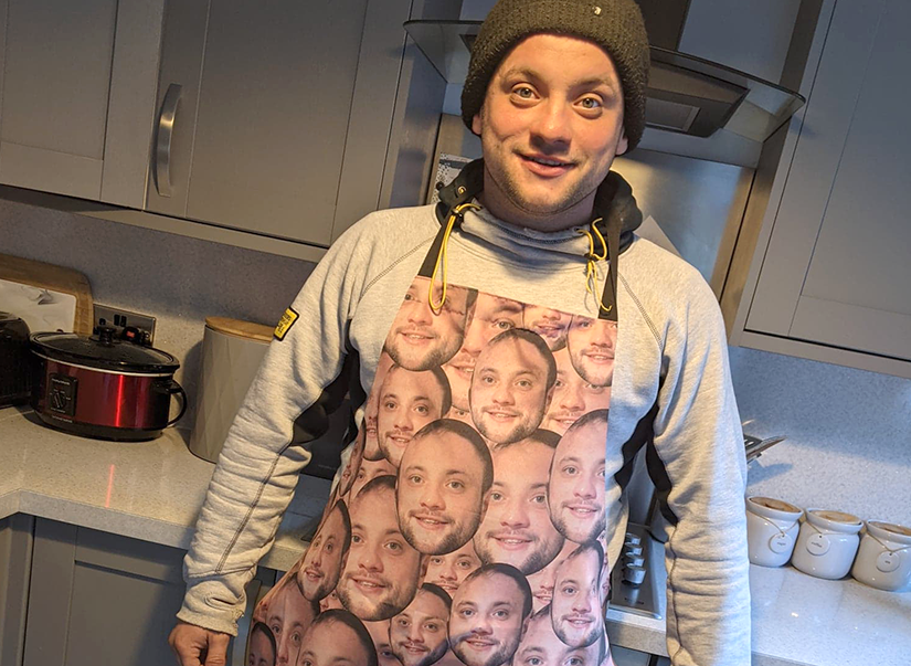 gifts for him personalised apron