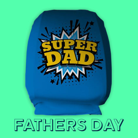 fathers day gift car headrest cover