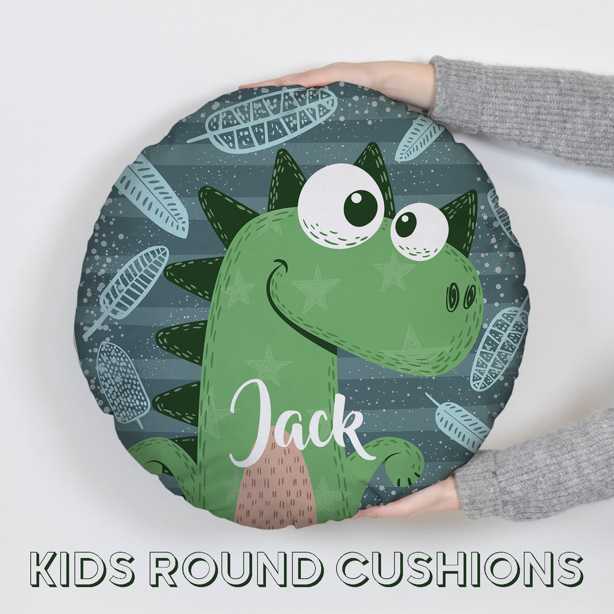 Personalised Round Children's Cushions