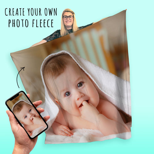 Create Your Own Photo Fleece Blanket