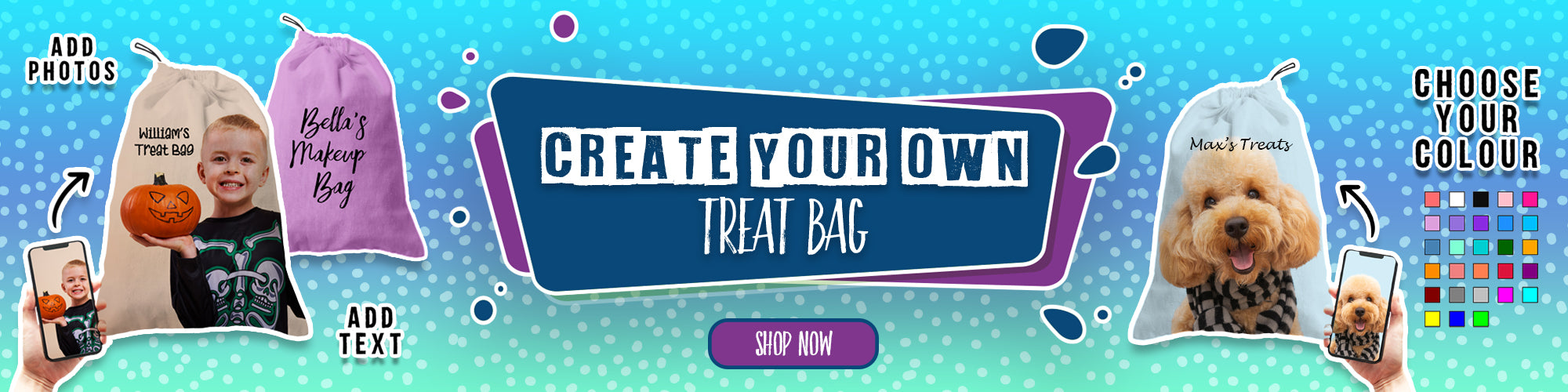 Personalised Create Your Own Treat Bag